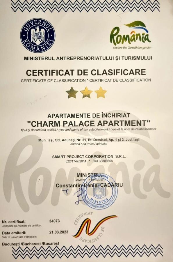 Charm 2 Palas Apartment Iasi Exterior foto